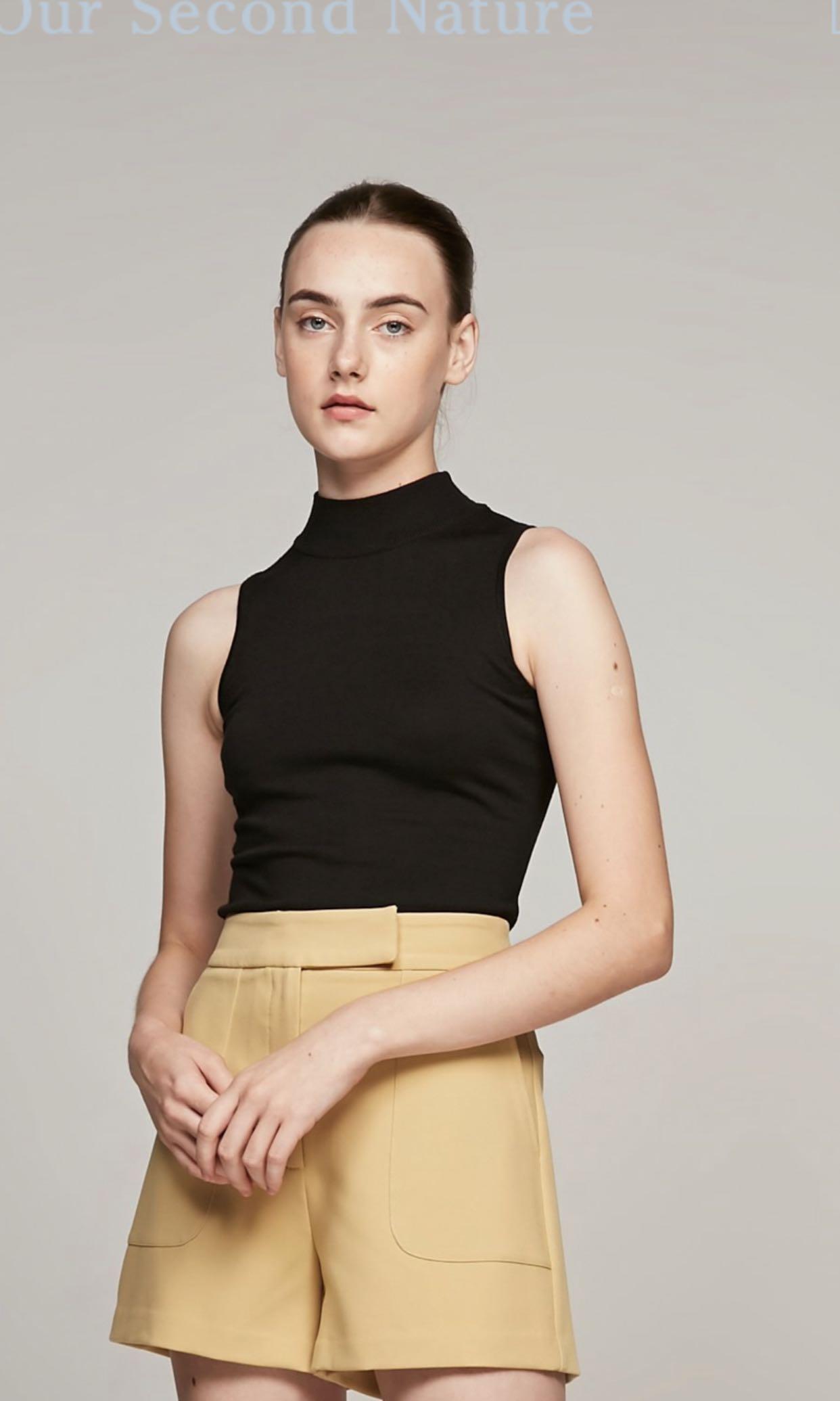 Sleeveless High-Neck Knit - Our Second Nature