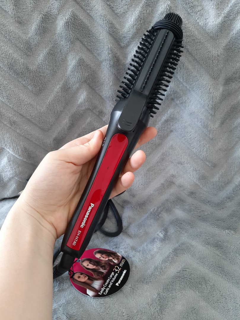 Panasonic curling iron brush shop