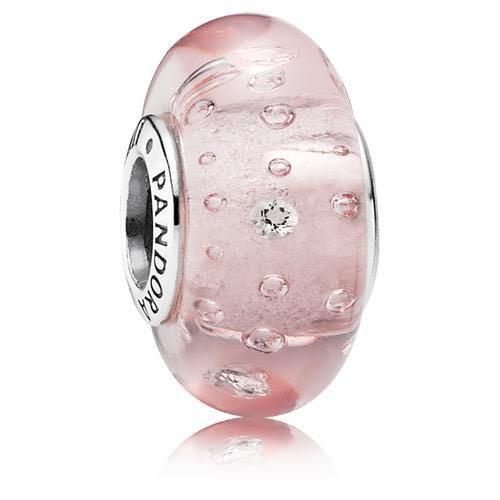 PANDORA PINK EFFERVESCENCE MARUNO GLASS CHARM Women s Fashion
