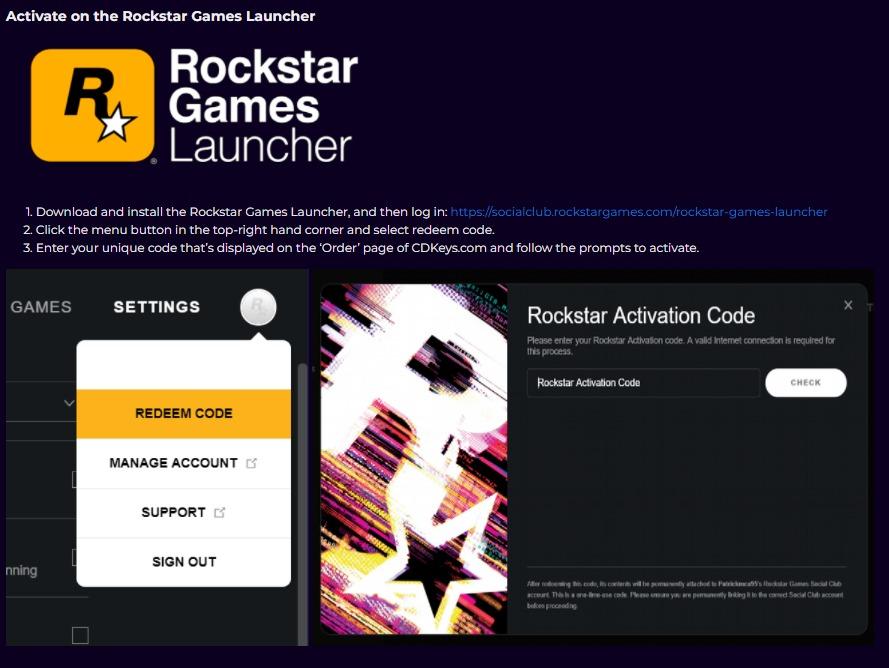 Rockstar games launcher how to activate redeem 44 off