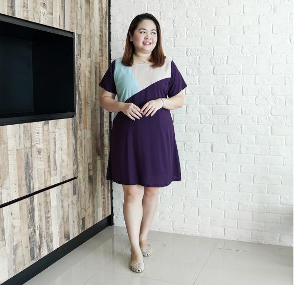 Purple dress cheap size 16