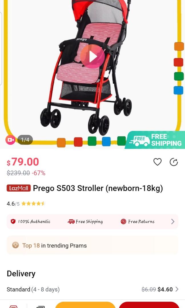 Prego s503 stroller review clearance