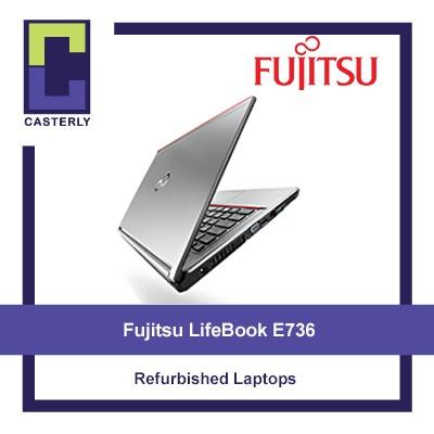 [Refurbished] Fujitsu LifeBook E736 / i7-6500U / 16GB Ram / 240GB SSD /  Windows 10