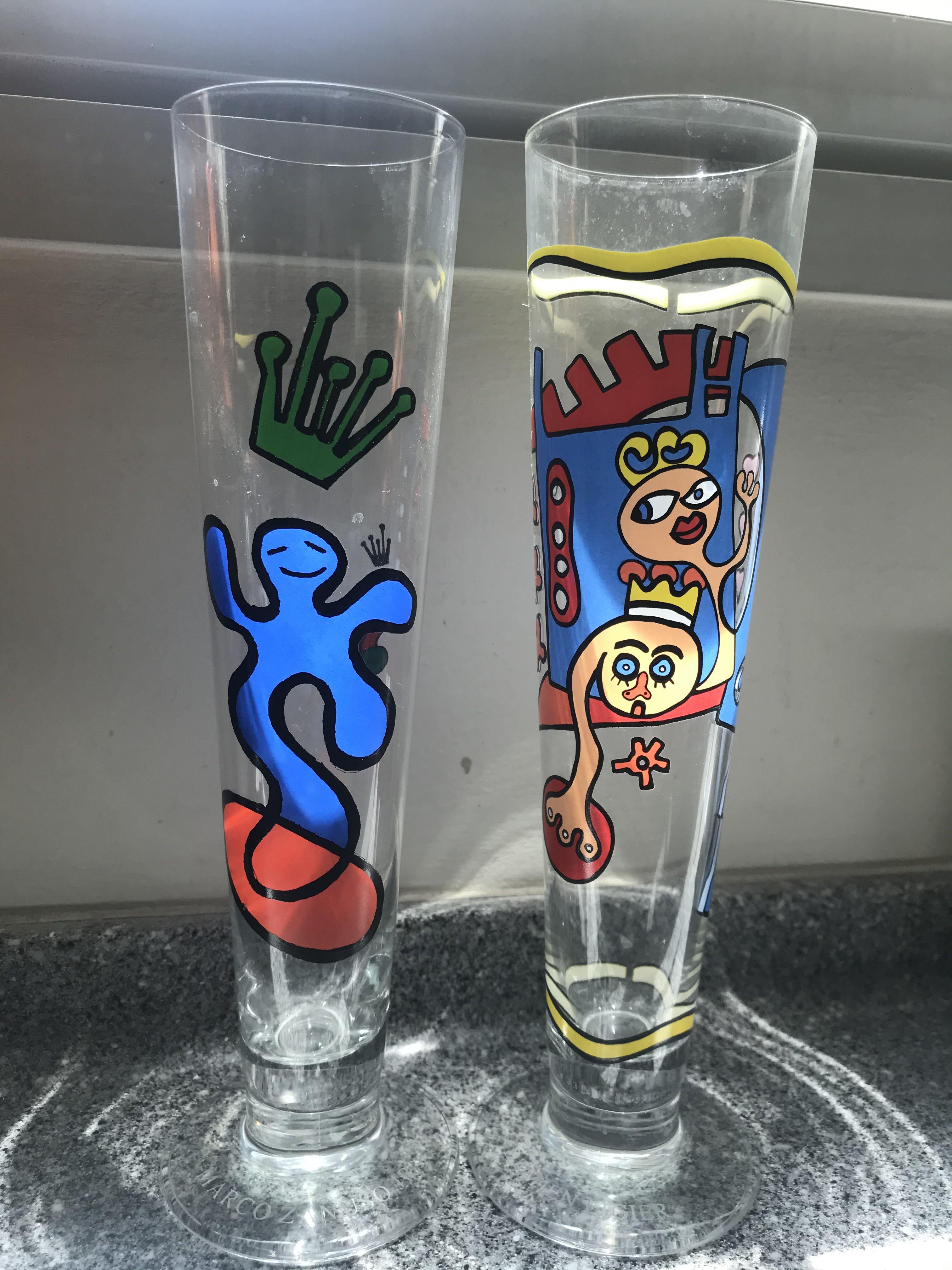 RITZENHOFF Marco Zanuso Jr Tall Beer Pilsner Glass Stein, Furniture & Home Living, Kitchenware