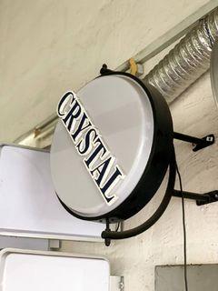 Round Lightbox Cantilever Wall Signage (Rotatable)