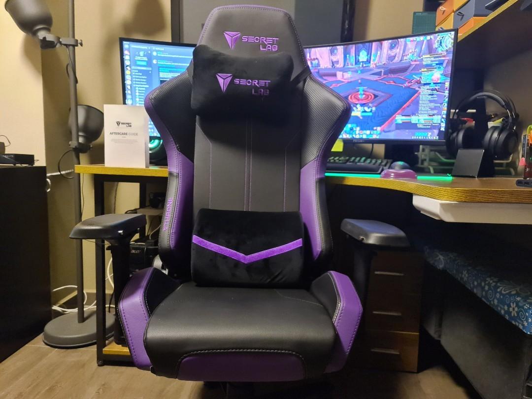 Secret Lab Throne Rush Purple Furniture Home Living
