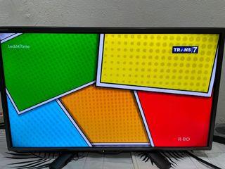 SHARP AQUOS LED TV 24" LIKE NEW barang mulus NOMINUS bole cek sepuasnya 👍