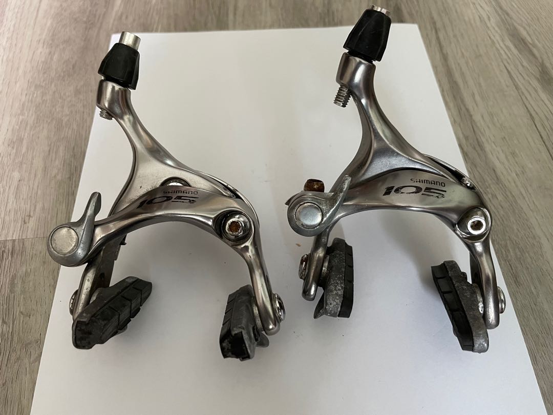 Jeu D'étriers De Frein Shimano 105 BR-5600 Vintage - NOS - Neuf - Noir