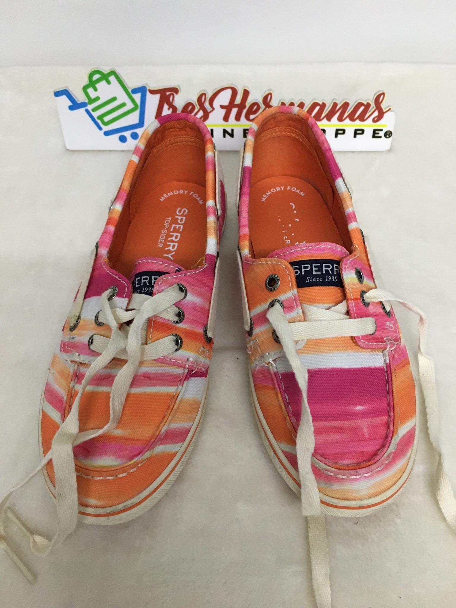 Pink 2024 plaid sperrys
