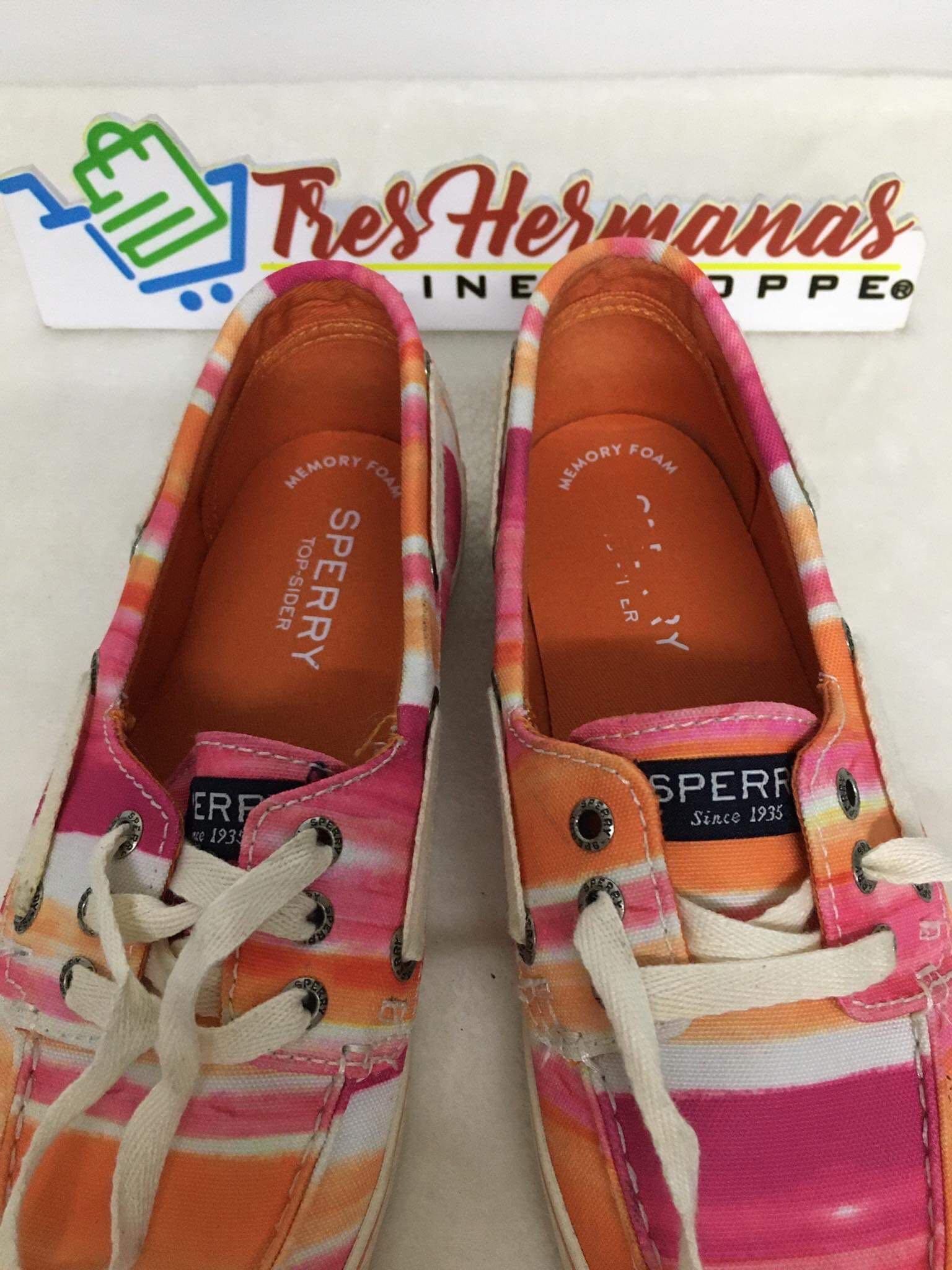 Sperry Shoes Kid s Cruiser Watercolor Stripe PINK Babies Kids