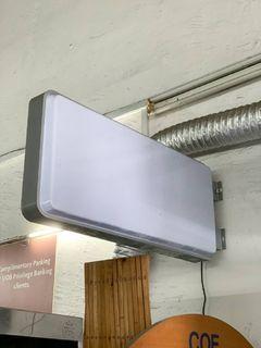 Square/ Rectangular Lightbox Cantilever Wall Signage