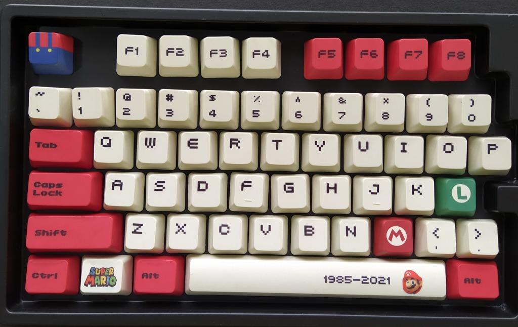 Super Mario Theme Keycap Set OEM Profile PBT Dye Sublimation for ...
