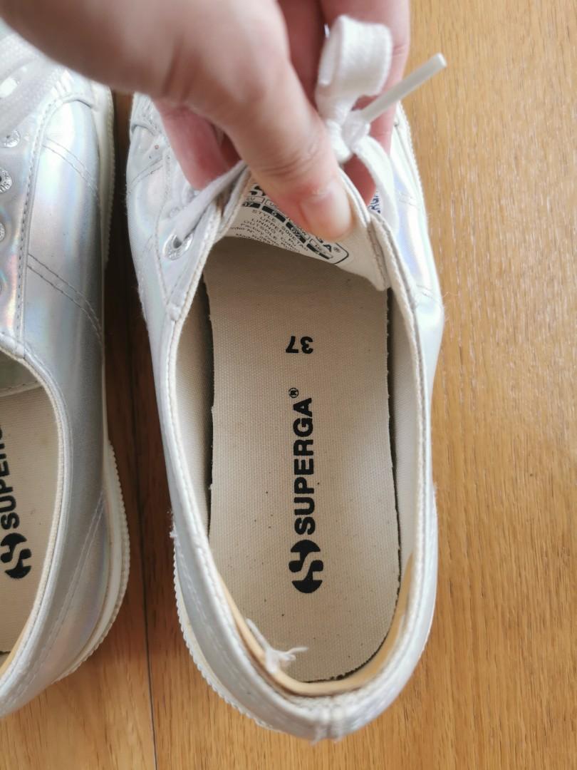 Superga 2750 Hologram Sneakers Iridescent Women s Fashion Footwear Sneakers on Carousell