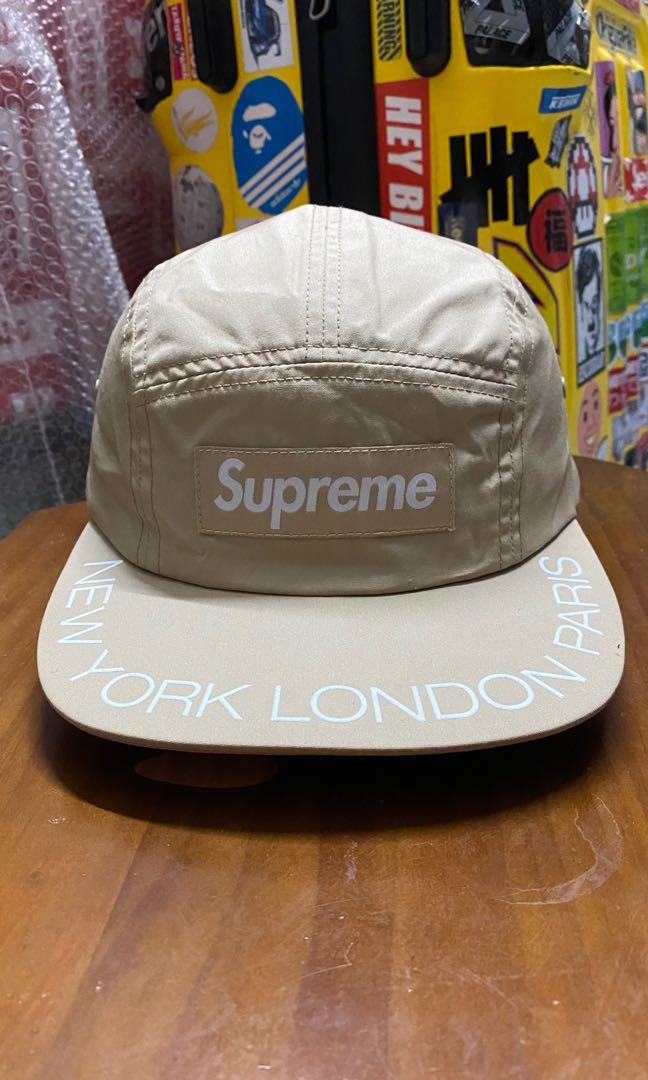 supreme visor print camp cap