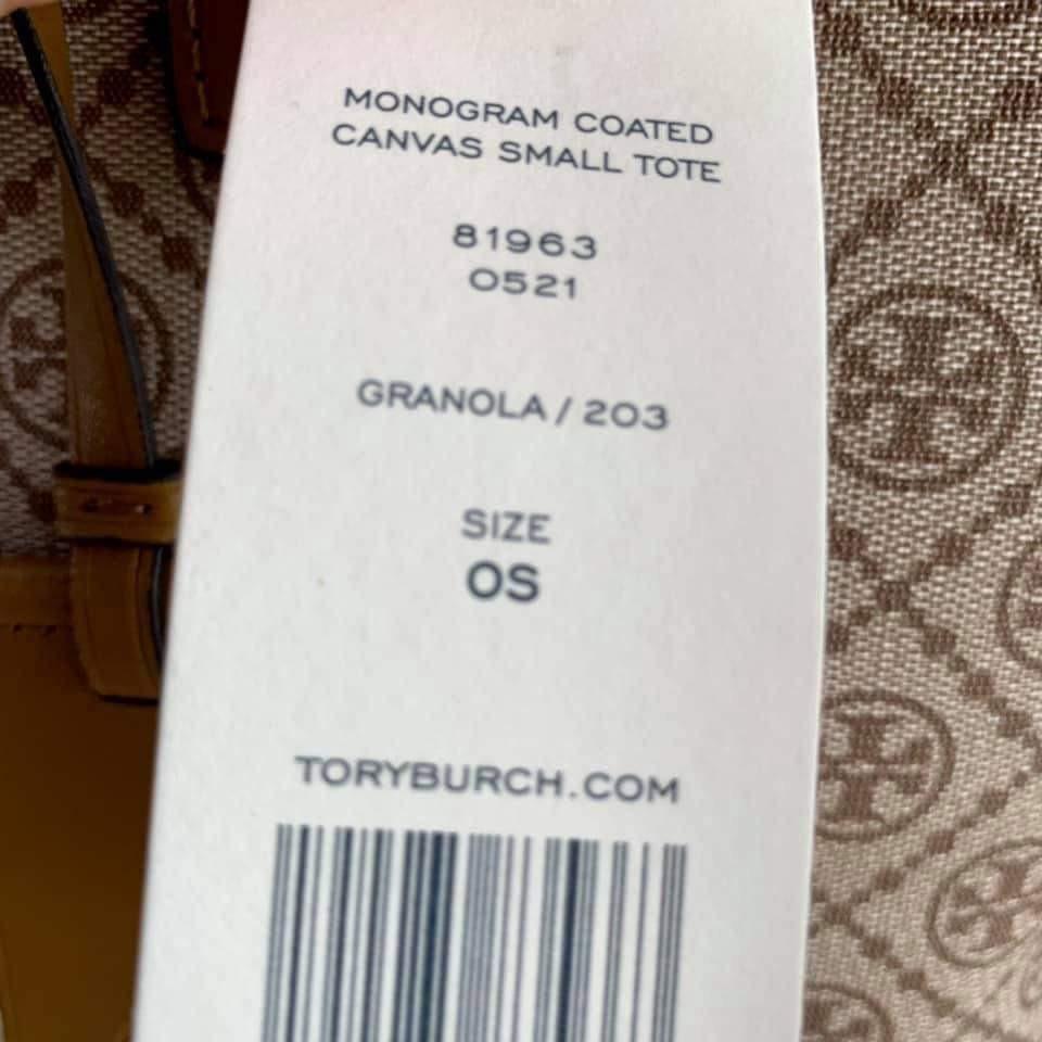 Tory Burch Bag T Monogram Small (Tory Burch 81963), Luxury, Bags & Wallets  on Carousell