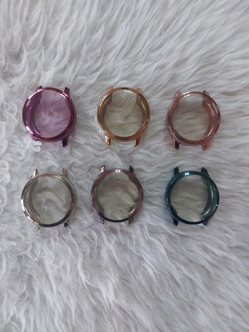 TPU Screen Protector Case Cover for Samsung Galaxy Watch Active 2 40MM Bundle (Category: Other Accessories) located in San Fernando. Submitted by bby0818 (Listing ID 1106638780, Image 1). Description: Purchased Online Excellent used condition Colors: Pink (1), Gold (2), Rose Gold (3), Silver (4), Gray (5) & Green (6) Disclaimer: Actual color may slightly vary due to lighting).