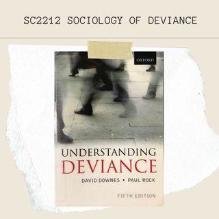 Understanding Deviance 5th edition SC2212 NUS