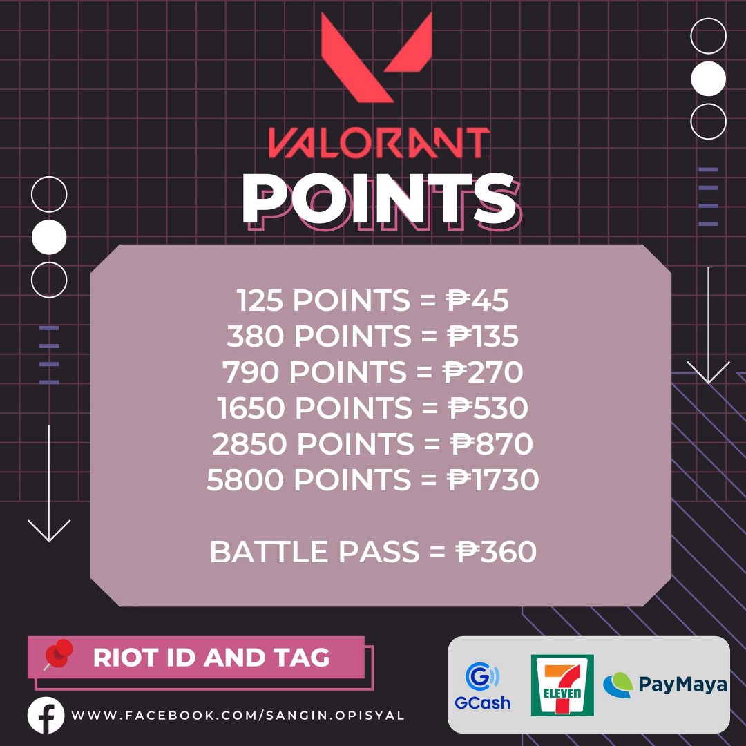 Valorant Points / Valo points / BP battle pass, Video Gaming, Gaming Accessories, InGame