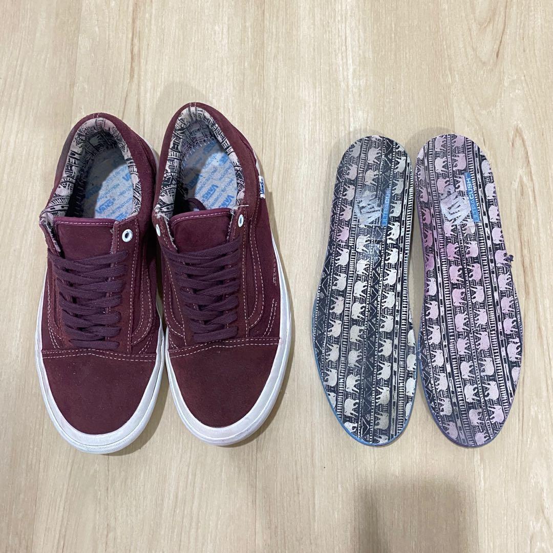 Burgundy Suede Covers The Ray Barbee x Vans Old Skool Pro