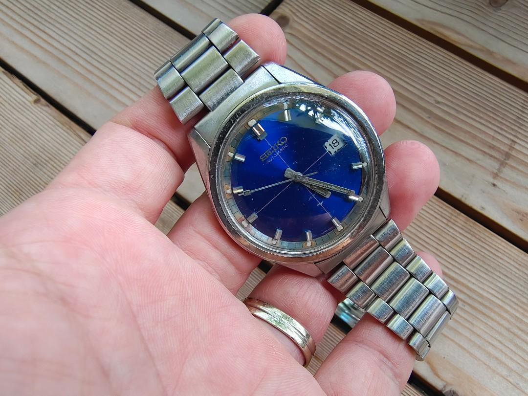 Vintage Seiko 7005-8062 Blue Dial, Men's Fashion, Watches & Accessories,  Watches on Carousell