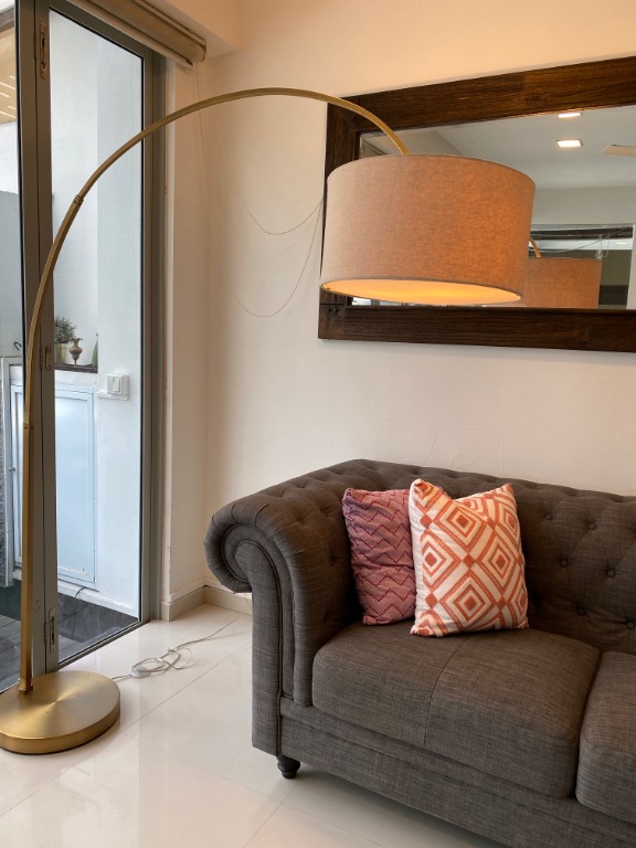 West elm clearance overarching lamp