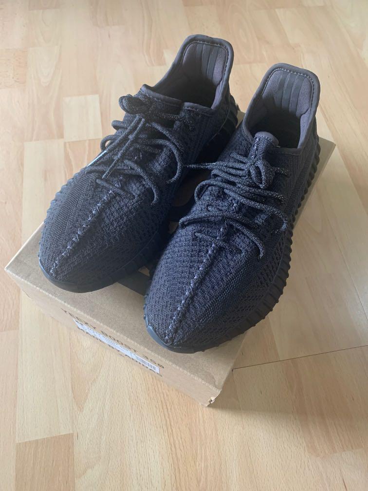 即納27cm YEEZY BOOST 350 V2 口ずさめ BLACK 納品書原本 