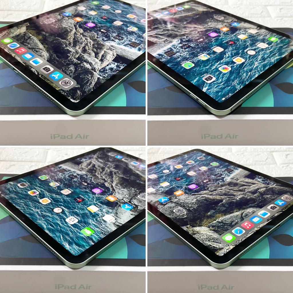 225 iPad Air 4 GREEN 64gb wifi mulus garansi ON 2022, Telepon Seluler