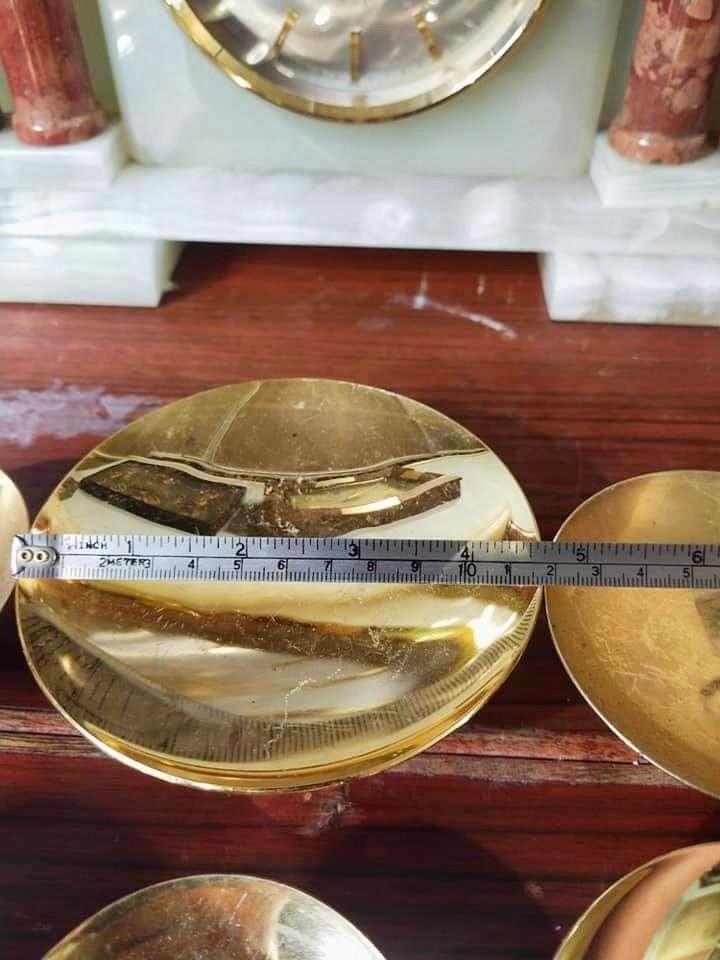 24k Gold Plated Sakazuki Sake Cup (Category: Other Kitchenware & Tableware) located in Quezon City. Submitted by shojikimerchant316 (Listing ID 1106962452, Image 3). Description: 24k GP Sakazuki Sake Cup 📌22 pcs 📌 Check pictures for details and measurements Shipping Fee not Included Payment First Before Shipping.