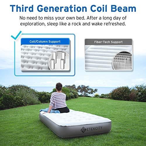 Etekcity camping air mattress top