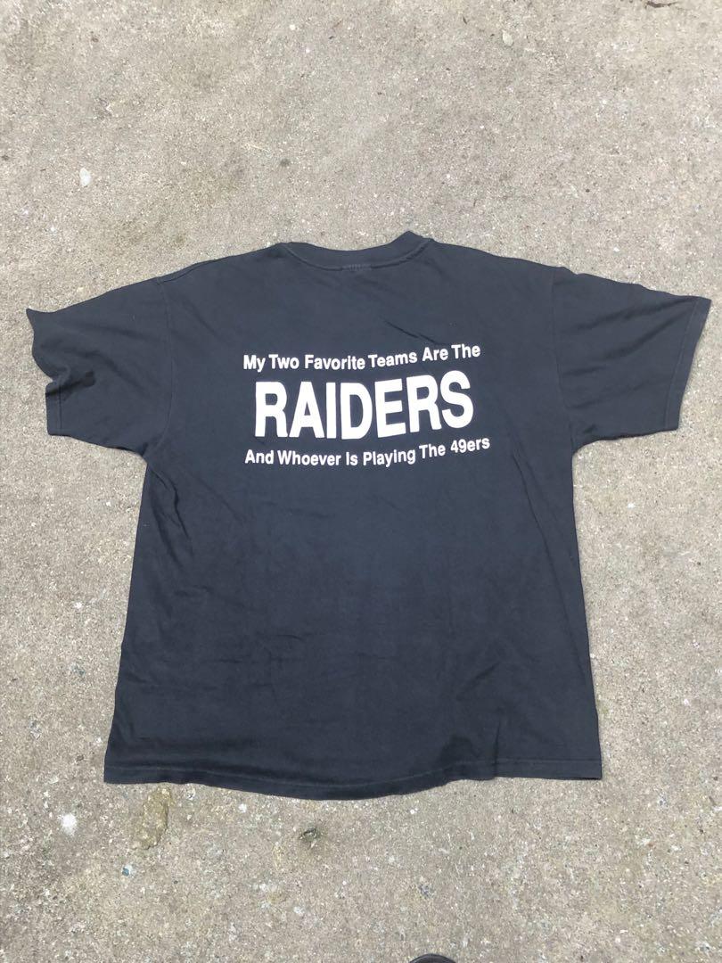 90s Raiders pissing on 49ers tee