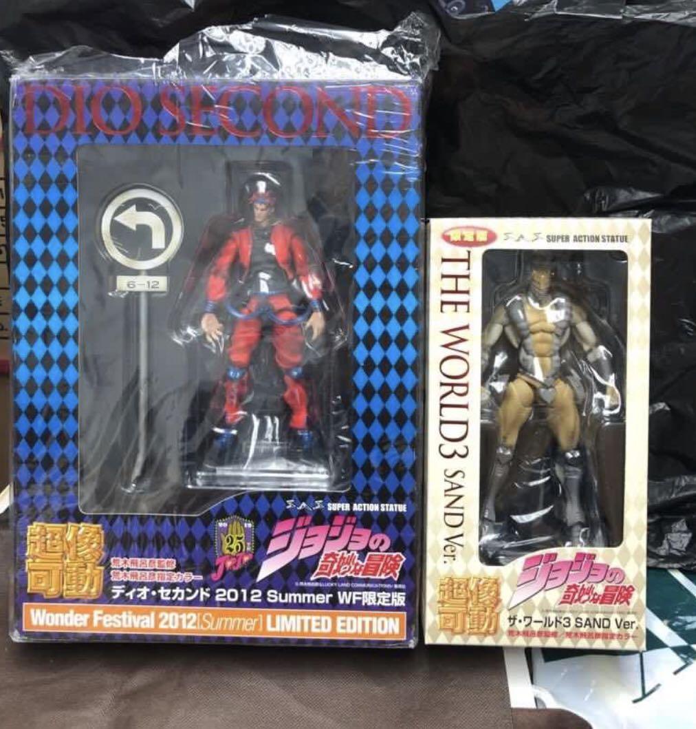 未開封!限定版 JOJO 超像可動 THE WORLD3 SAND ver./荒木飛呂彦指定カラー/