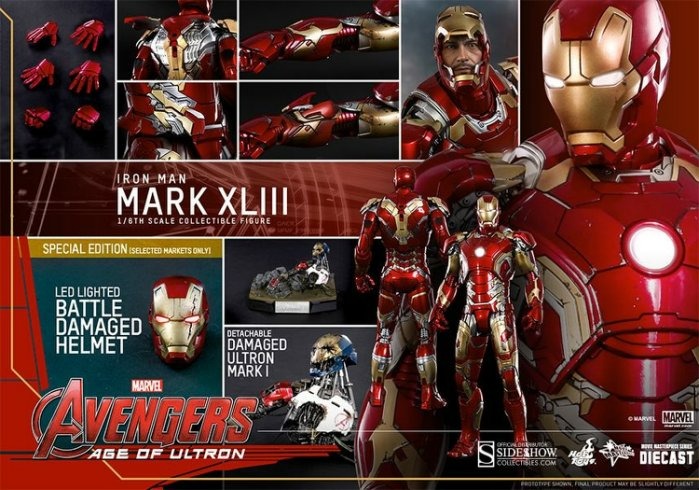 iron man hot toys mark 43