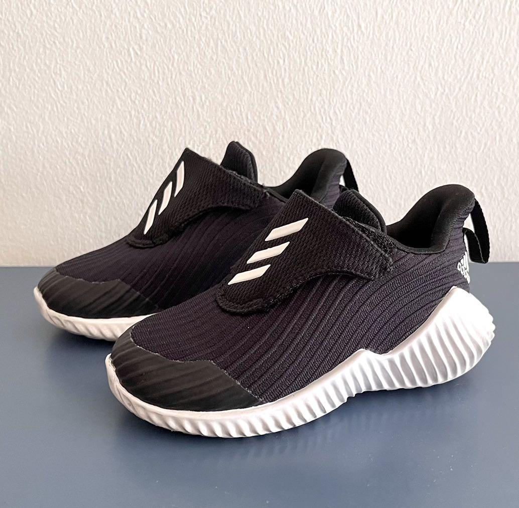 Adidas velcro shoes black clearance