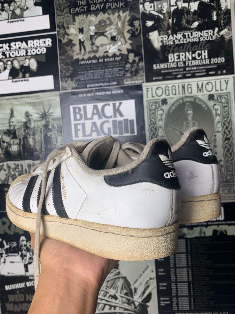ADIDAS SUPERSTAR 80s WHITE BLACK