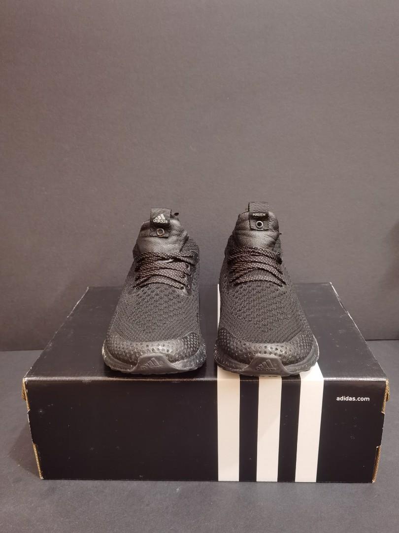 Adidas ultra boost uncaged haven triple black deals