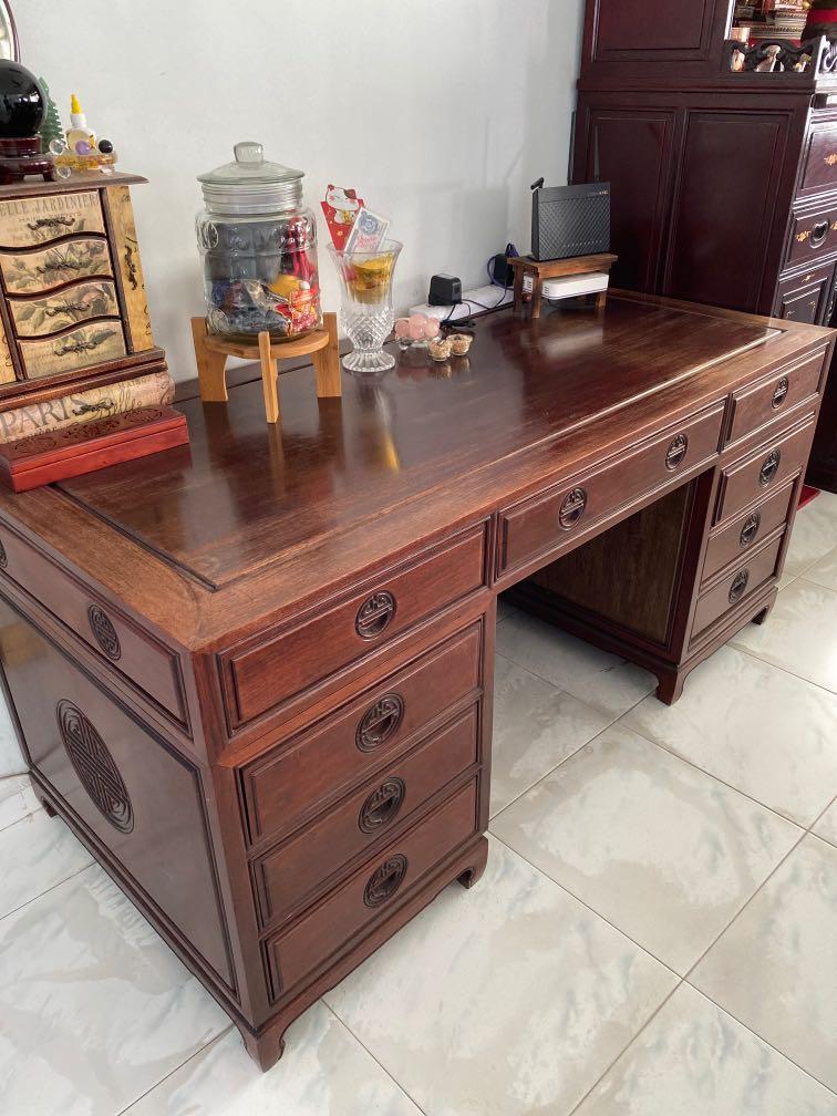 Antique hot sale rosewood desk