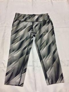 Nike Dryfit Stripe Knee Length Short Leggings 