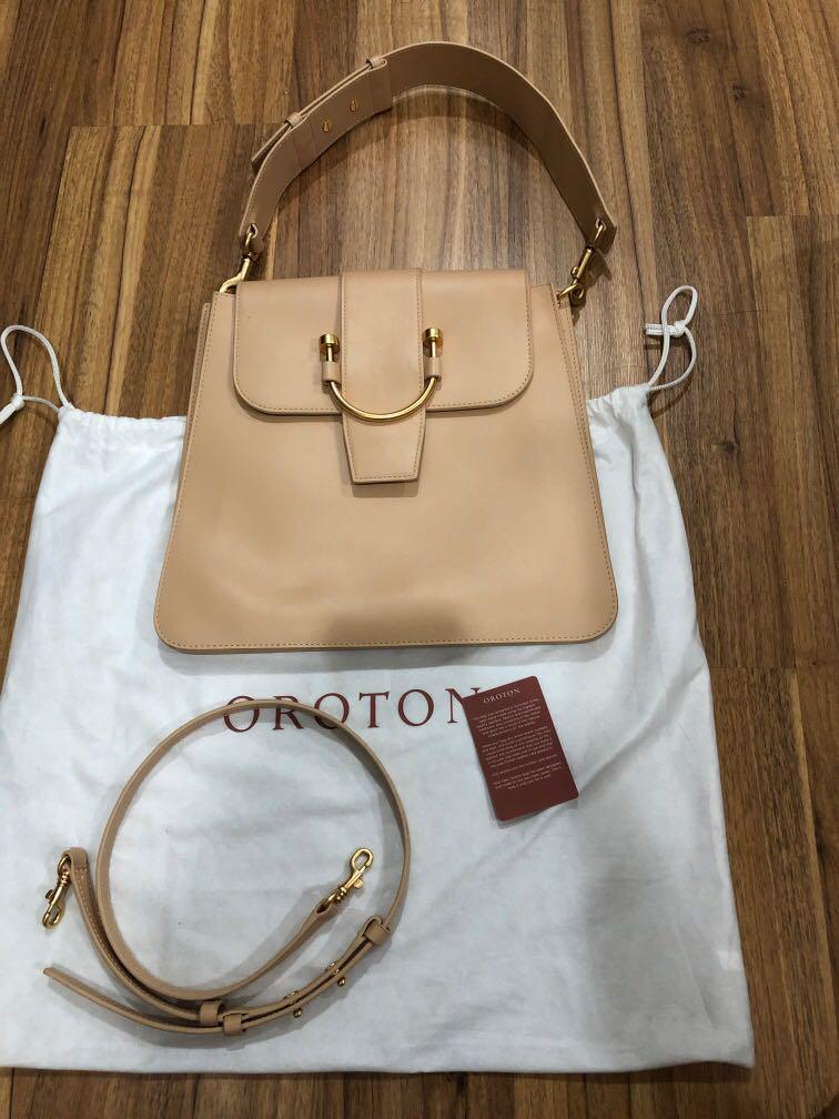 Authentic OROTON Full leather bag, Women's Fashion, Bags & Wallets 