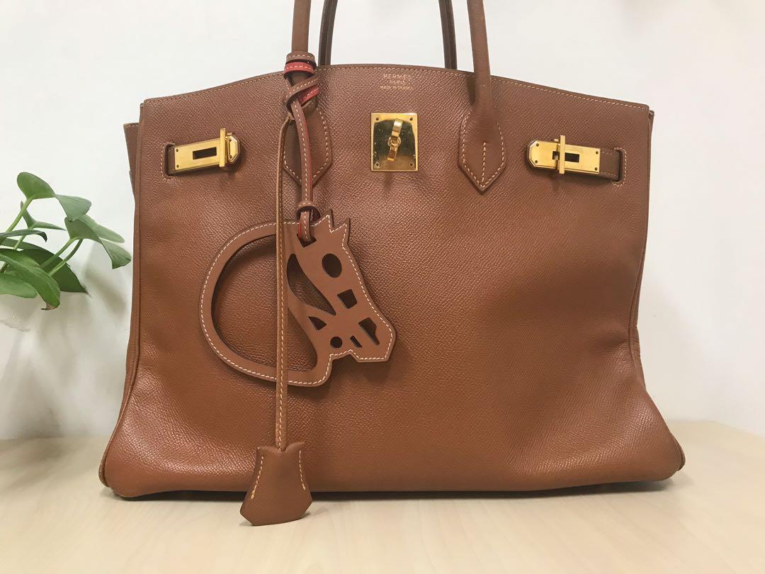 Authentic Vintage Birkins 35, Luxury, Bags & Wallets on Carousell