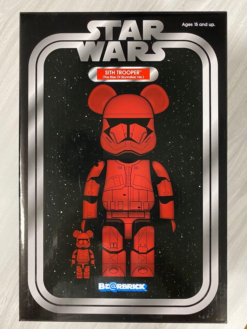 Bearbrick Star Wars 400% + 100% Sith Trooper (The Rise of 