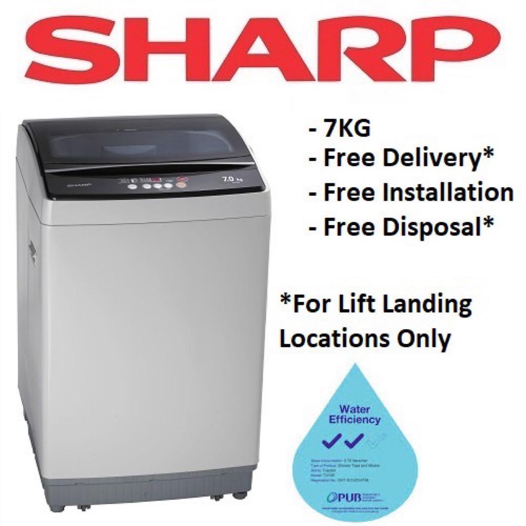 Bn Esx 705 7kg Washing Machine Sharp Tv Home Appliances Washing Machines And Dryers On Carousell