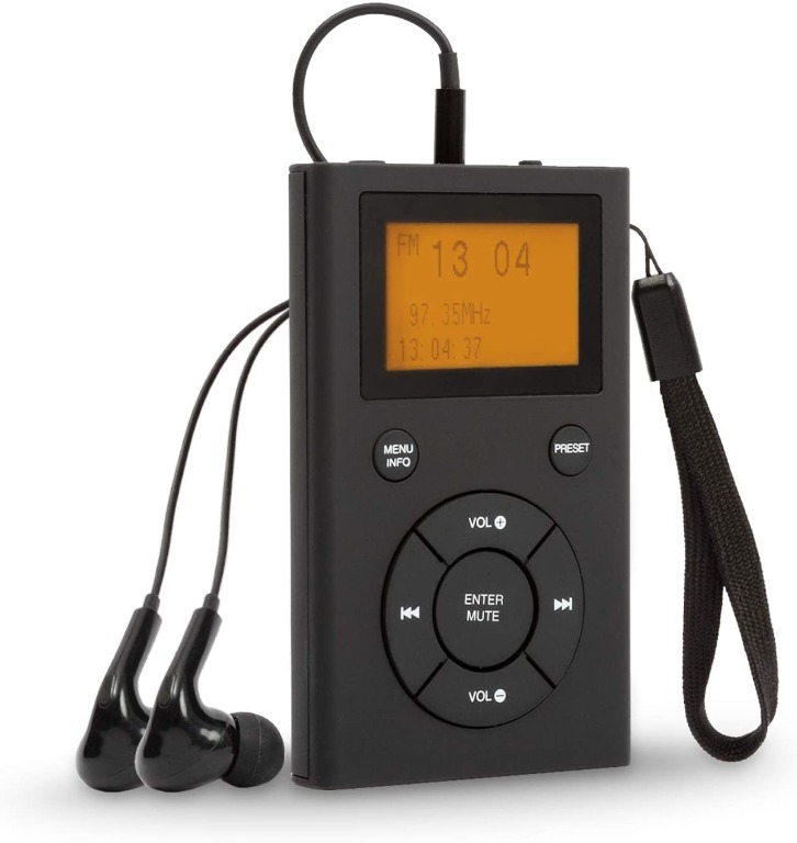 [BNIB] Ibox (79244PI) Portable DAB/DAB+ & FM Radio, Rechargeable