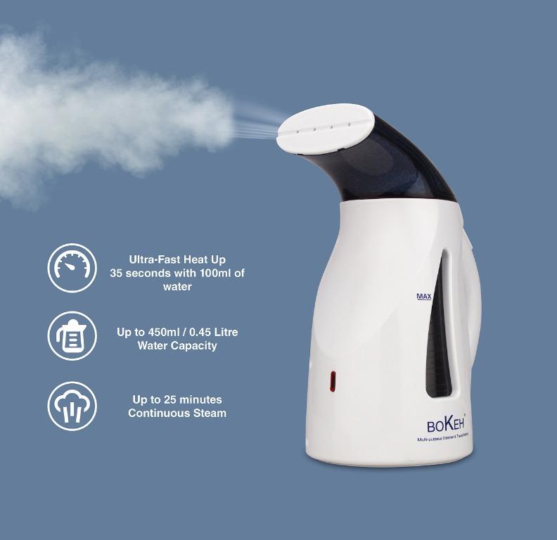 Bokeh 1200W Multi-Purpose Handheld Clothes Steamer and Travel Kettle
