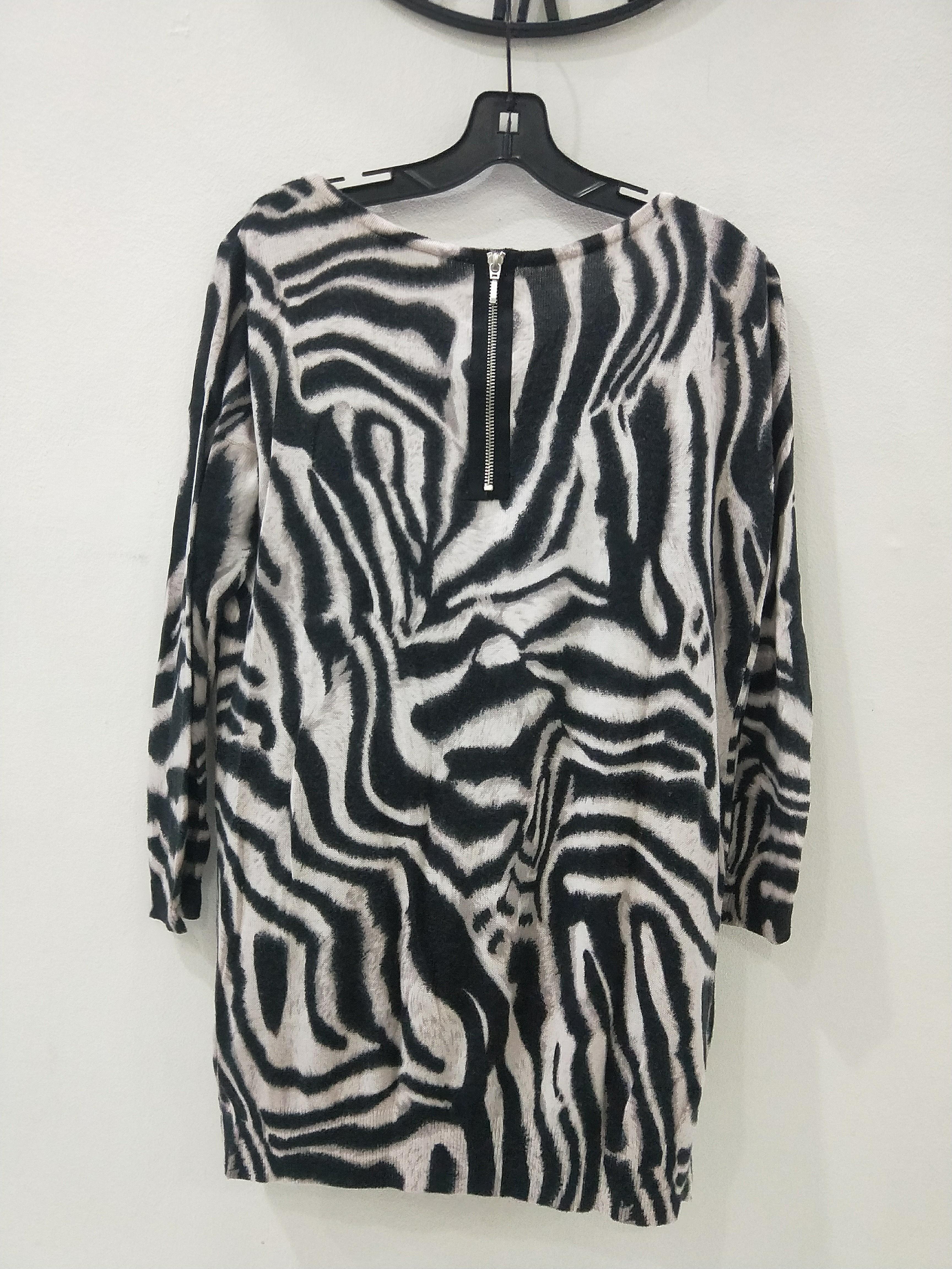 by WALLIS JUMPER TOP ZEBRA PRINT SWEATER BEST FIT M L Women s