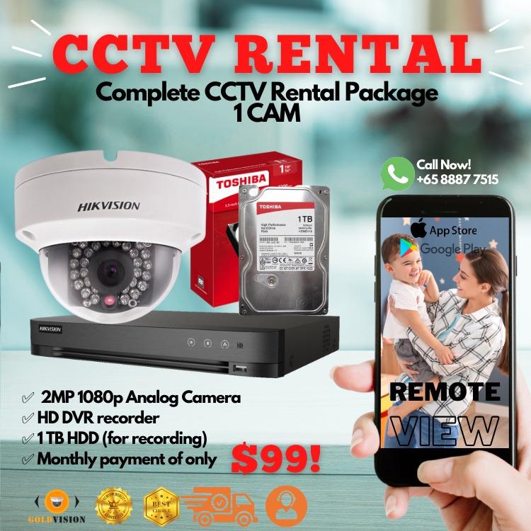CCTV CAMERA RENTAL CCTV INSTALLATION PACKAGES RENTAL HIKVISION