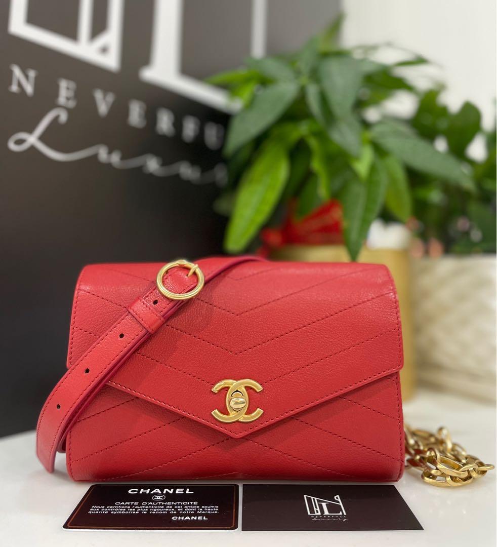 chanel red bag 2019