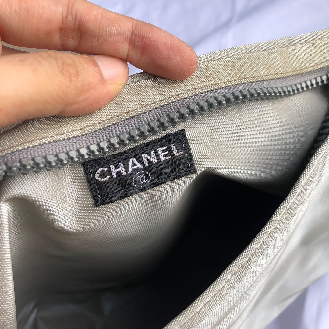 Chanel Clear Rubber Translucent Grey Jelly Tote bag 33cas422