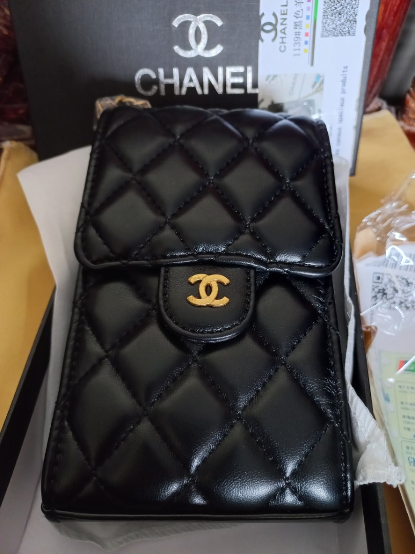 chanel cell phone bag