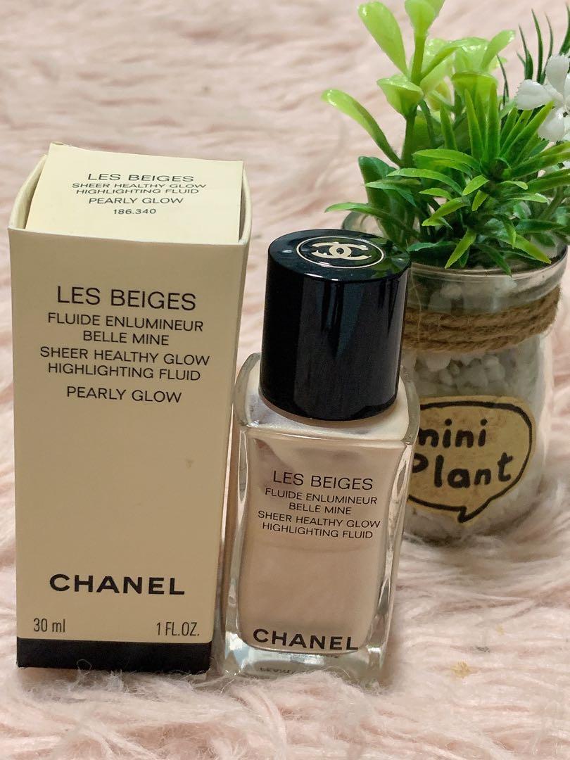 Chanel les beiges sheer healthy glow highlighting pearl glow fluid