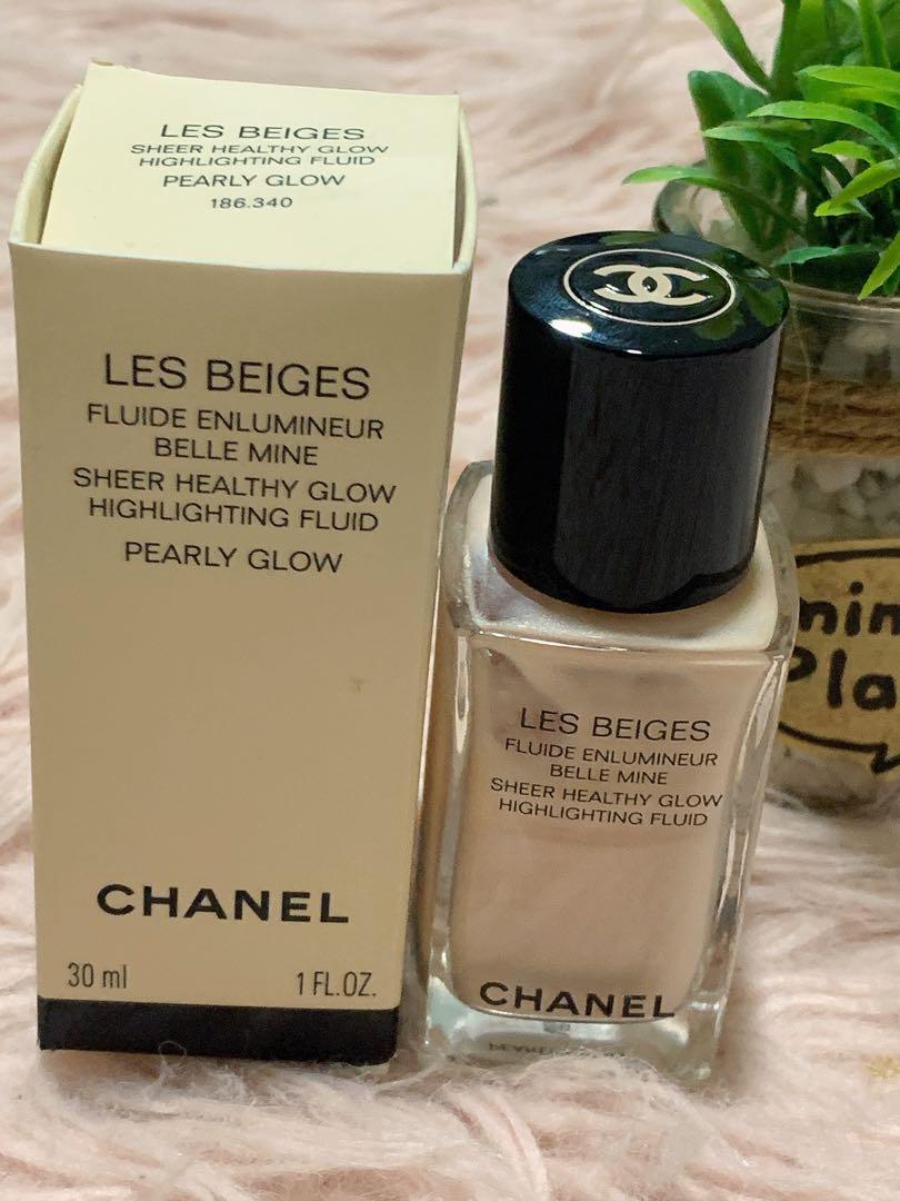 chanel sheer healthy glow highlighting fluid, 1-oz. les beiges
